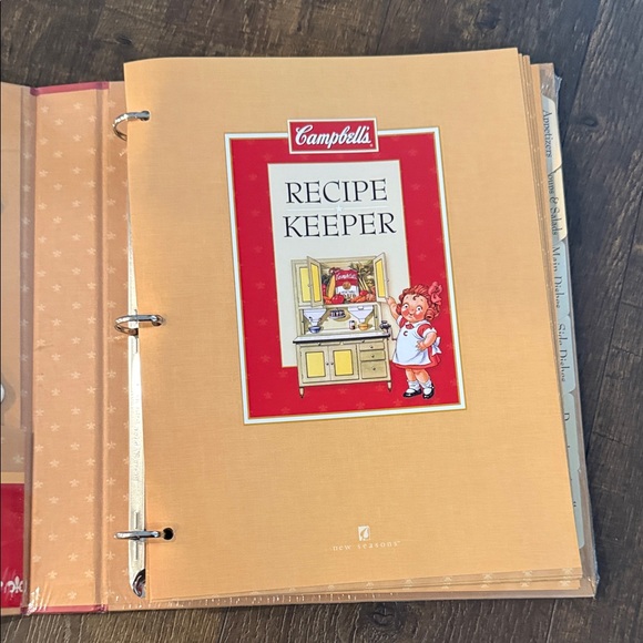 Campbell’s Recipe Keeper - Deluxe Recipe Binder - Vintage - New with Tags - Picture 3 of 8
